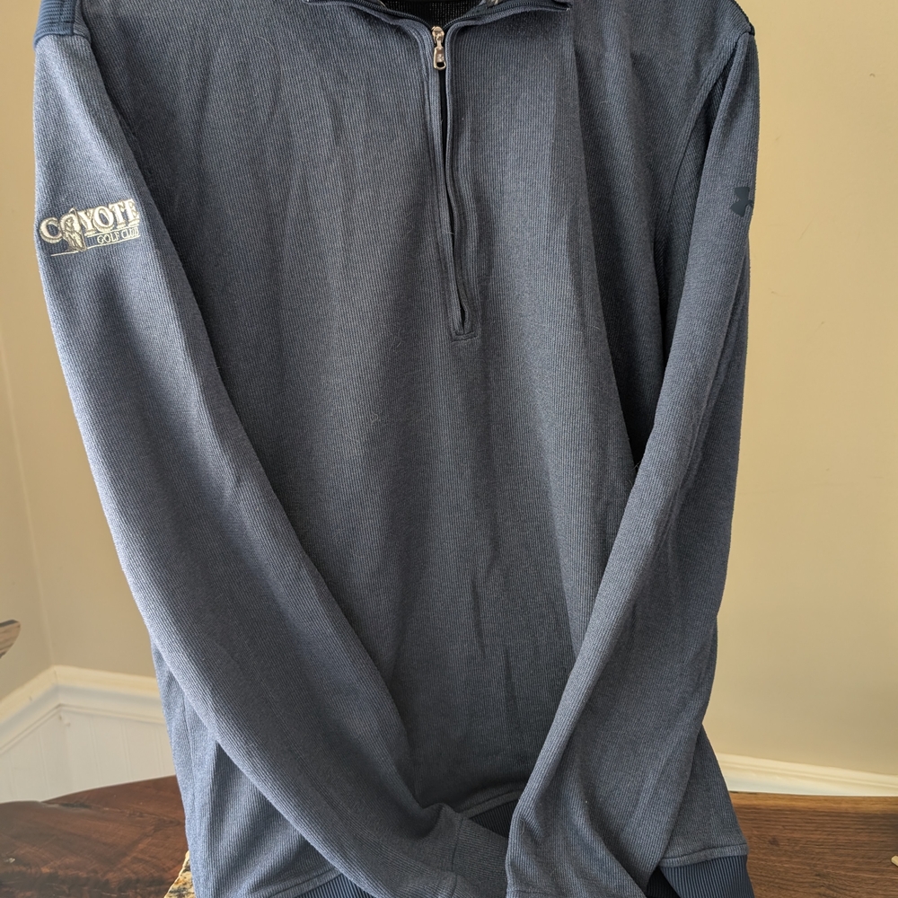Under Armour Navy Blue Half-Zip ColdGear Pullover
